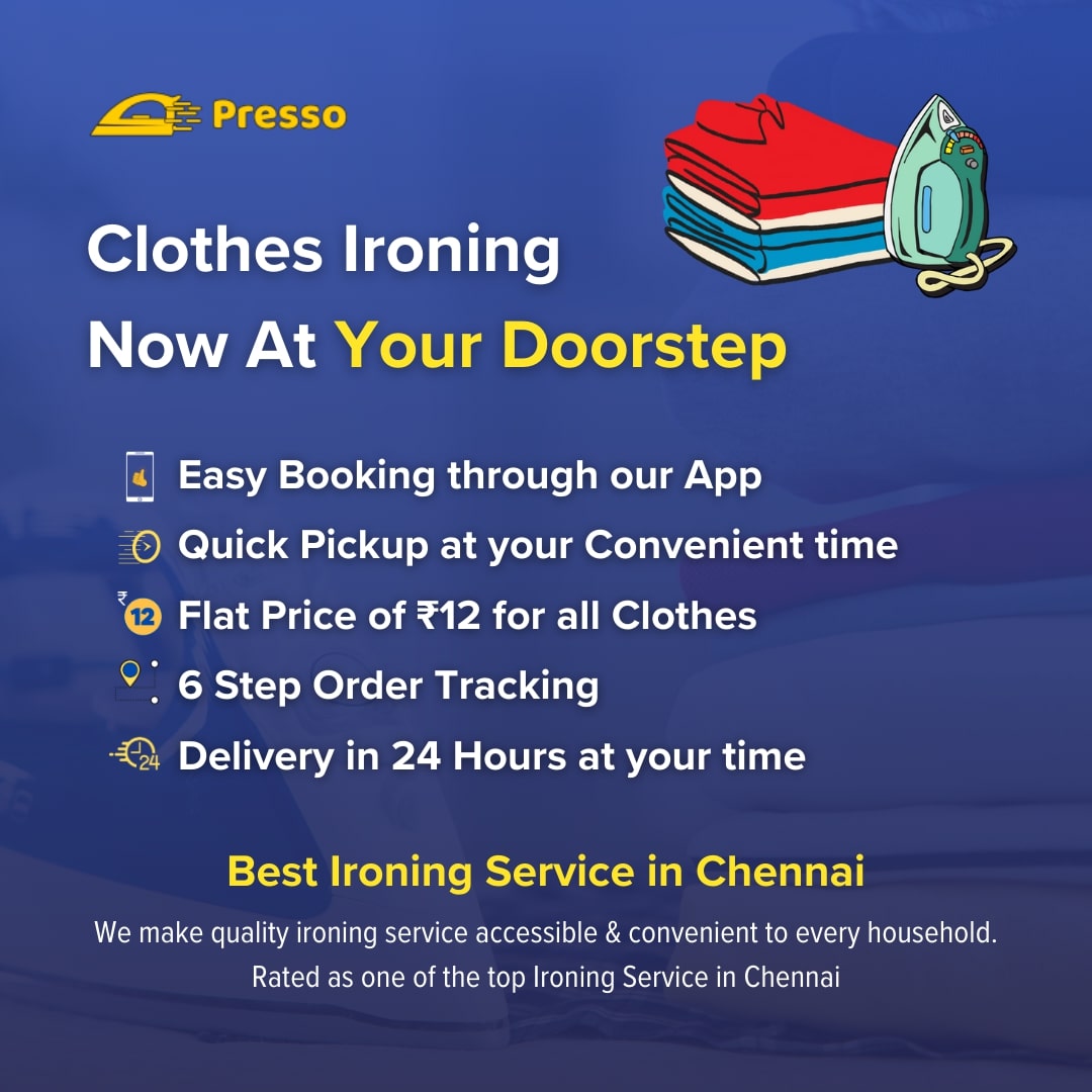 Ironing Service In Chennai